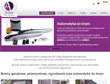 Tablet Screenshot of bramy-szczecin.pl